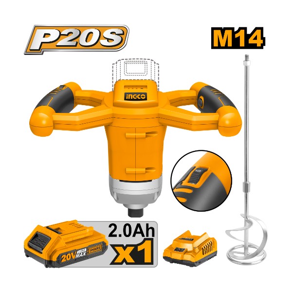 Lithium-Ion mixer 20V
- C4 | MXLI20011 Ingco - Ghana