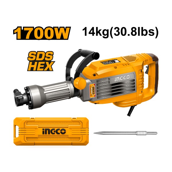 Demolition breaker 1700w 50j | PDB170068 Ingco - Ghana