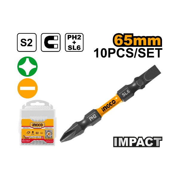 Impact screwdriver bits SDBIM21HL133 Ingco - Ghana