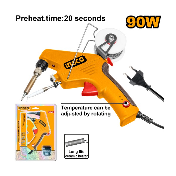 Soldering gun with solder feeder | SI016732 Ingco - Ghana