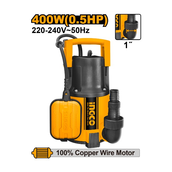 Submersible pump 400w | SPC4008 Ingco - Ghana