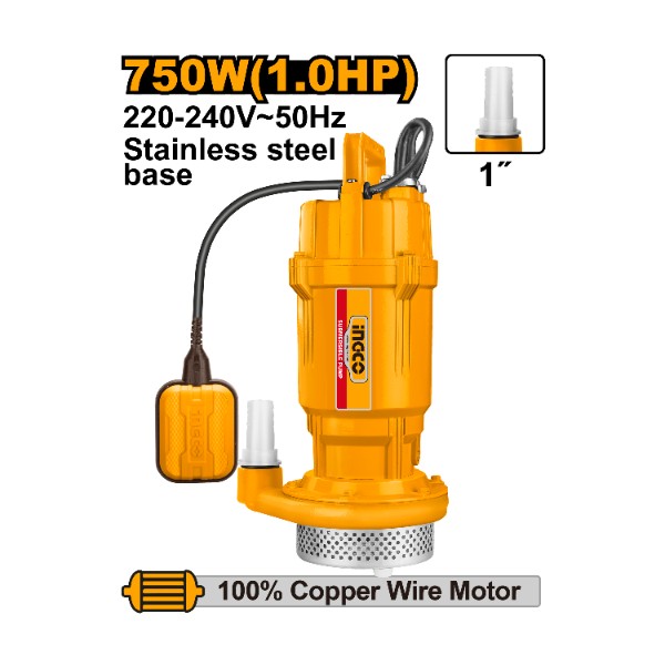 Submersible Pump SPC7508 Ingco - Ghana