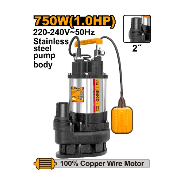 Submersible Pump SPDS7508 Ingco - Ghana