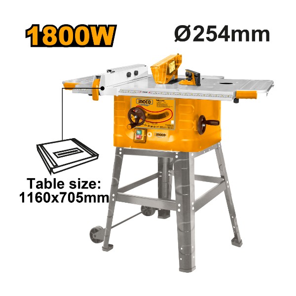 Table Saw 1800W 116x70cm | TS180028 Ingco - Ghana