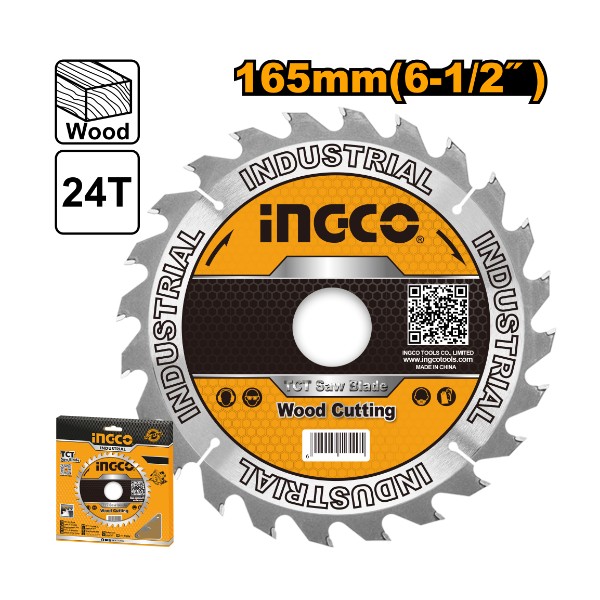 TCT Saw Blade 6.5" for CSLI1651 | TSB116511 Ingco - Ghana