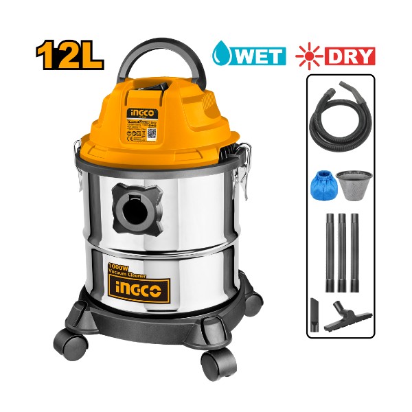 Vacuum cleaner 12L 1000W | VC12202 Ingco - Ghana
