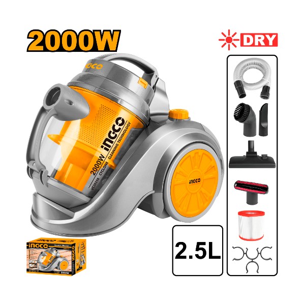 Vacuum cleaner 2.5L 2000W | VC20258 Ingco - Ghana