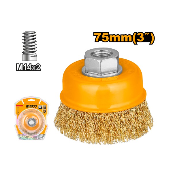 Wire Cup Brush WB10751 Ingco - Ghana