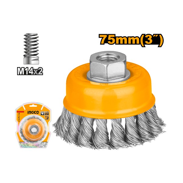 Wire Cup Brush WB20751 Ingco - Ghana