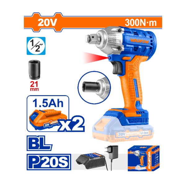 Lithium-Ion impact wrench WCD1512 Wadfow - Ghana