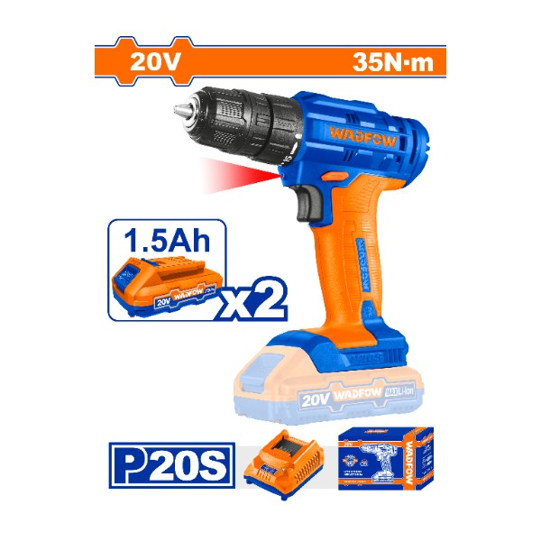 Lithium-Ion Cordless Drill WCDP512 Wadfow - Ghana