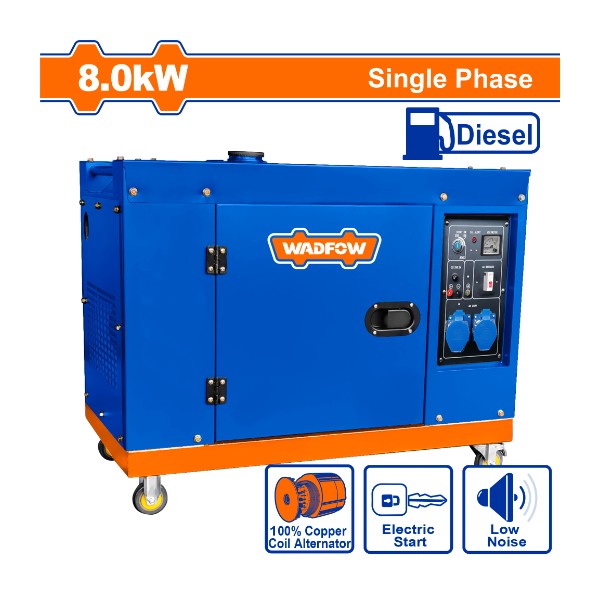 Silent diesel generator WDG2A100 Wadfow - Ghana