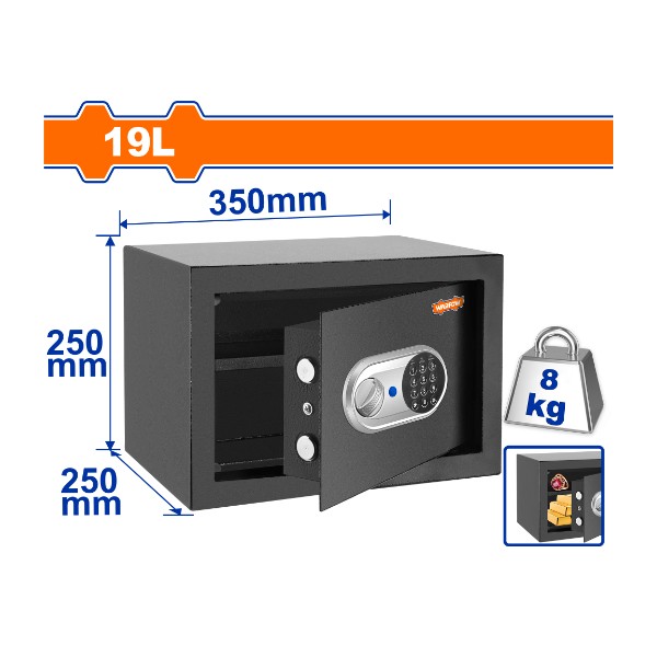 Electronic safe WEB1525 Wadfow - Ghana