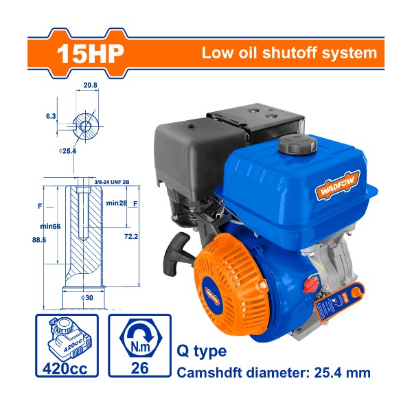 Gasoline engine WGNAA190Q Wadfow - Ghana