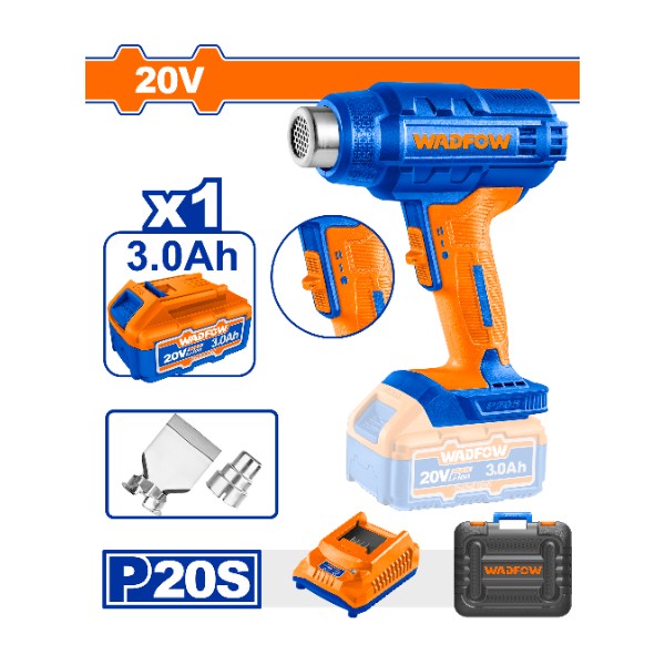 Cordless heat gun WKH1B01 Wadfow - Ghana