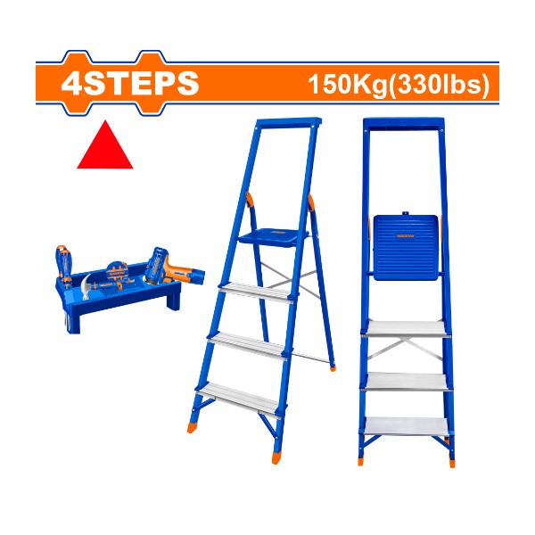 Steel?&?aluminium household ladder WLD1H04 Wadfow - Ghana