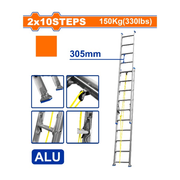 Extension ladder WLD8H20 Wadfow - Ghana