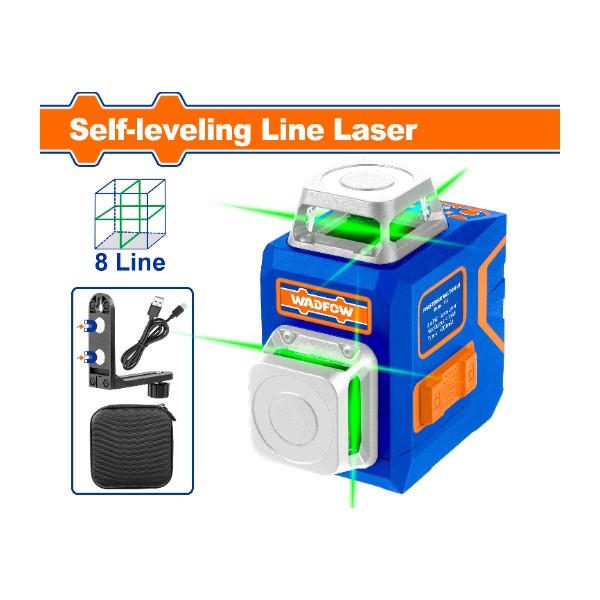 Self-leveling line laser (Green laser beams) WLE1M08 Wadfow - Ghana