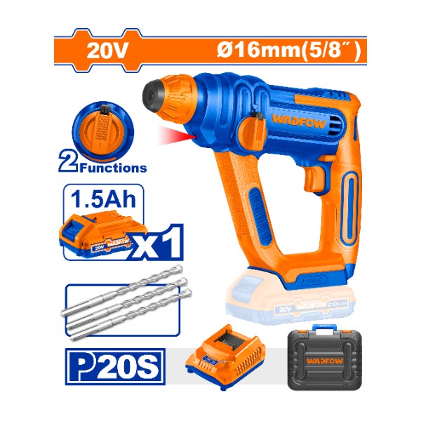 Cordless rotary hammer WLM1B161 Wadfow - Ghana