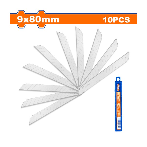 10 Pcs snap-off knife blades set WMK1K09 Wadfow - Ghana