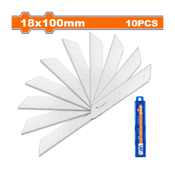 10 Pcs snap-off knife  blades set WMK1K18 Wadfow - Ghana