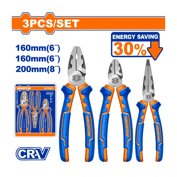 3 Pcs high leverage pliers set WPS0613 Wadfow - Ghana