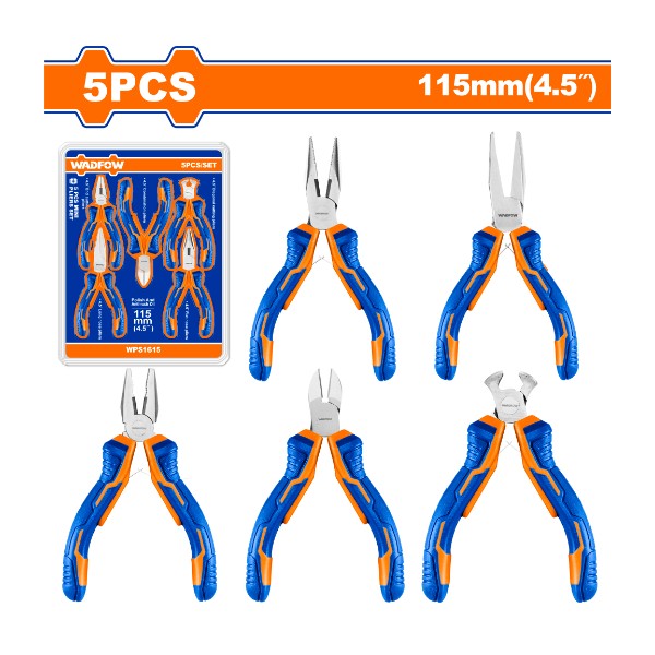 5 Pcs mini pliers set WPS1615 Wadfow - Ghana