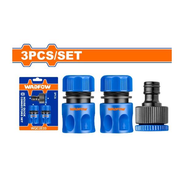 3 Pcs hose quick connectors set WQC2E33 Wadfow - Ghana