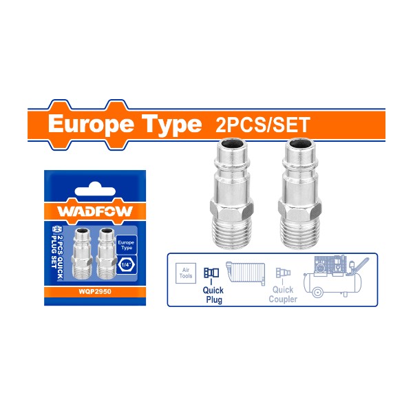 2 Pcs Quick Plug Set WQP2950 Wadfow - Ghana
