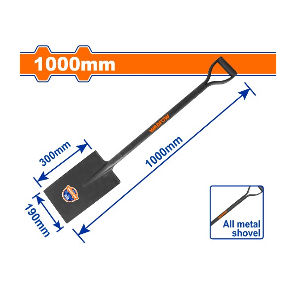 Steel shovel WSE3334 Wadfow - Ghana