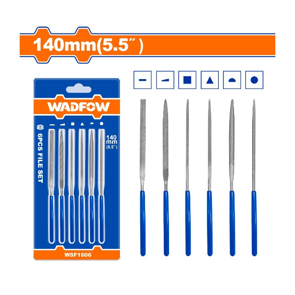 6 Pcs file set WSF1606 Wadfow - Ghana