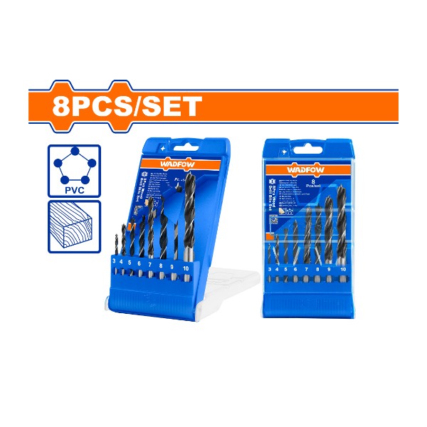 8 Pcs wood drill bits set WSJ6B08 Wadfow - Ghana