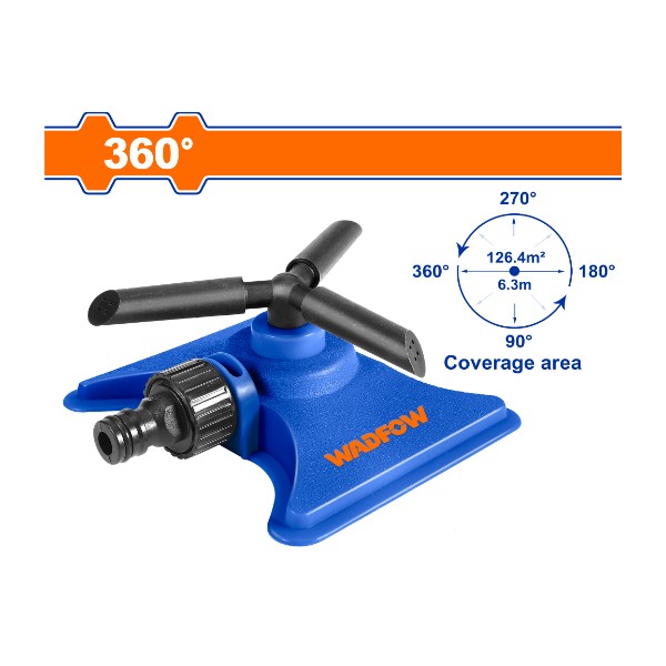 Plastic 3 arm rotatory sprinkler WSN1E23 Wadfow - Ghana
