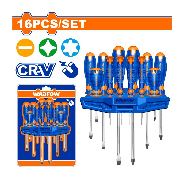 16 Pcs screwdriver set WSS1416 Wadfow - Ghana