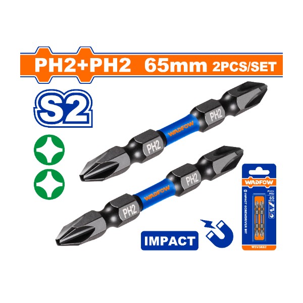 Impact screwdriver bits WSV3K62 Wadfow - Ghana