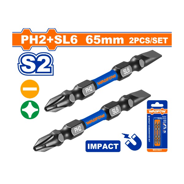 Impact screwdriver bits WSV3K63 Wadfow - Ghana