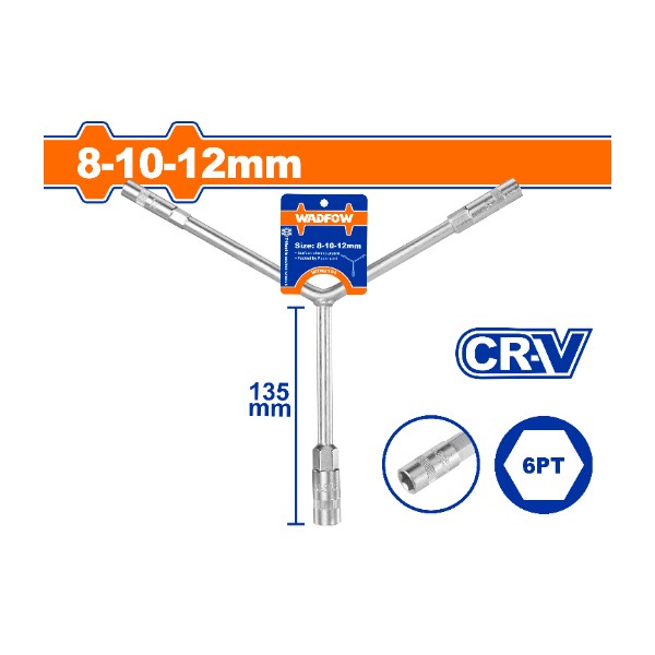 Y-Type socket wrench WTH2101 Wadfow - Ghana