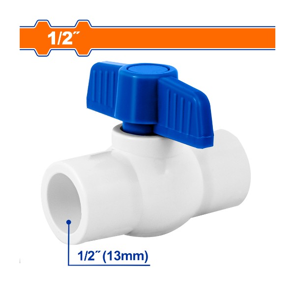 PVC ball valve WVV1822 Wadfow - Ghana
