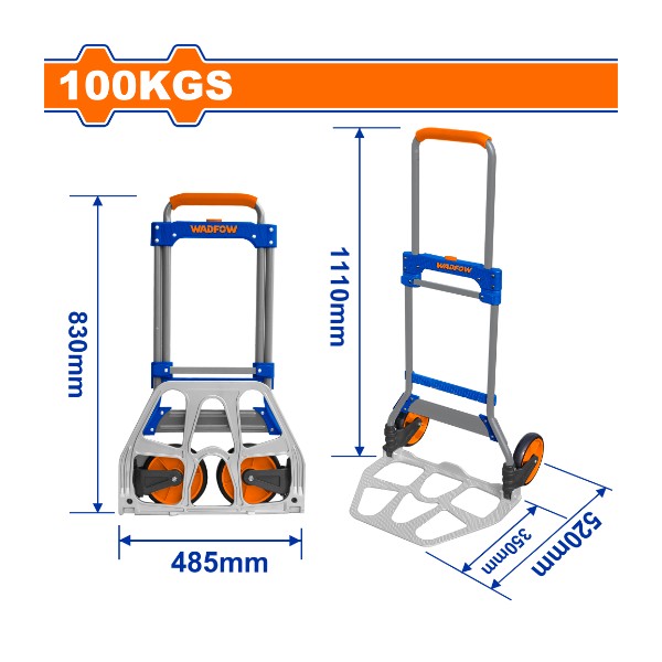 Foldable hand truck WWB9A10 Wadfow - Ghana