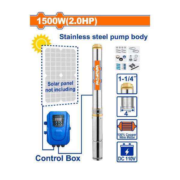 Solar deep well pump WWPDDC05 Wadfow - Ghana