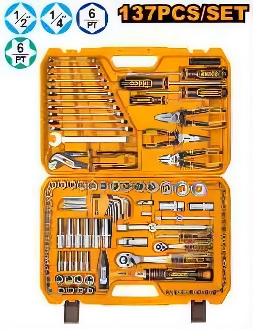 137 Pcs combination tools set - HKTHP21371
