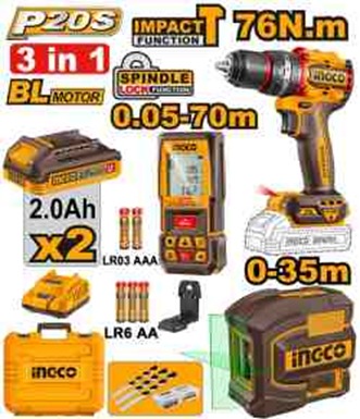 Cordless 3 pcs combo kit - COSLI250511