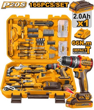 166 Pcs Tools set - HKTHP41662